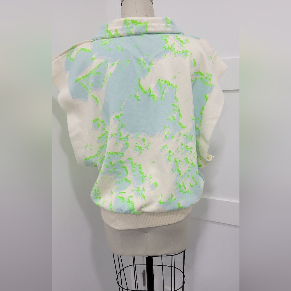 MAKING THE CUT Women's Standard Drop Sleeve Boxy Half Zip Sweatshirt Size M - Picture 5 of 13